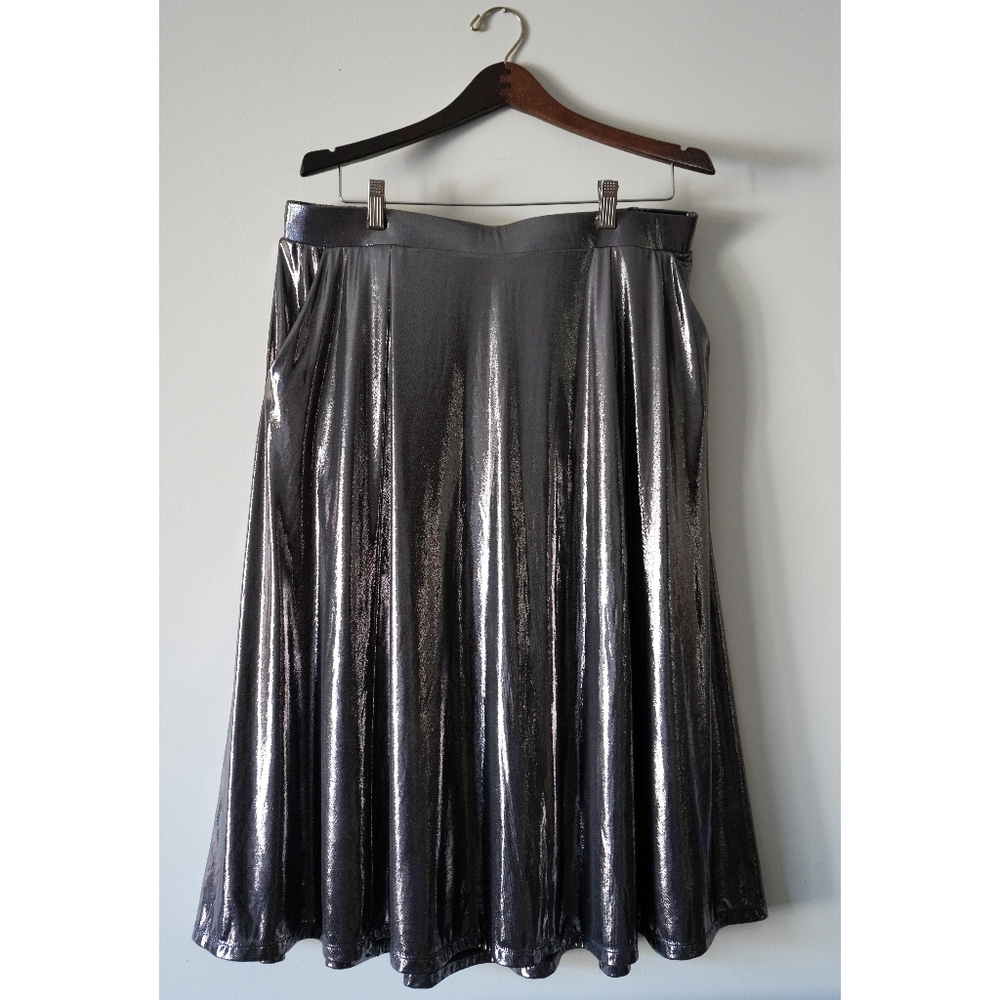 Torrid Metallic A-Line Skirt